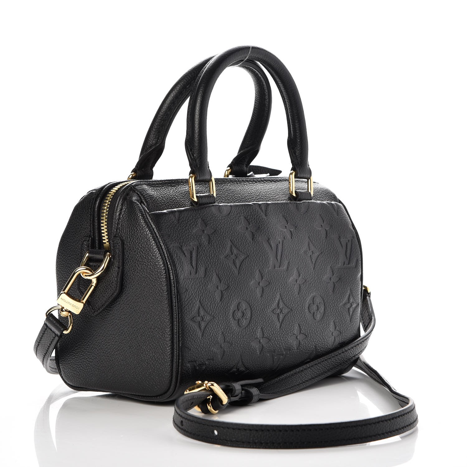 LOUIS VUITTON Empreinte Speedy Bandouliere 20 NM Black 233089