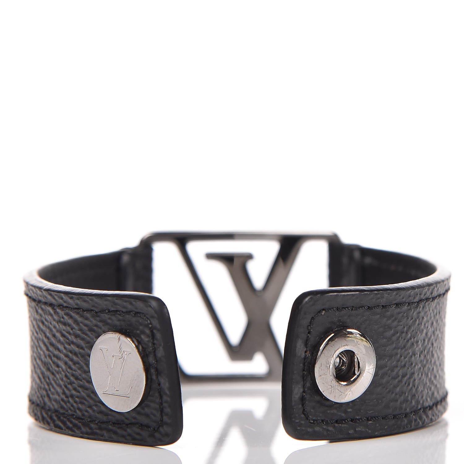 Louis Vuitton Monogram Eclipse Brassle Hockenheim Bracelet M6295