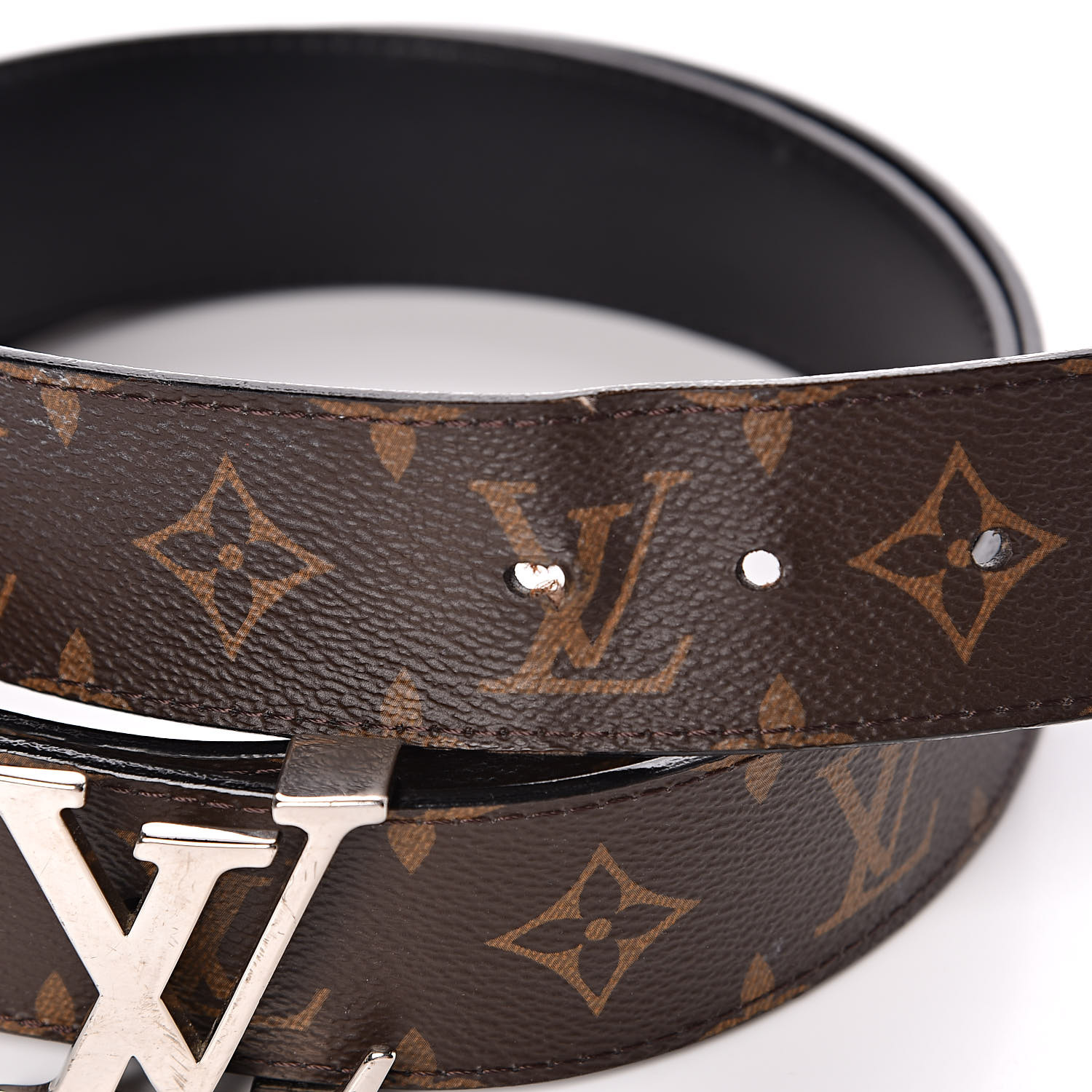 Louis Vuitton x Supreme LV x Supreme 110/44 Brown Monogram LV Initials Belt