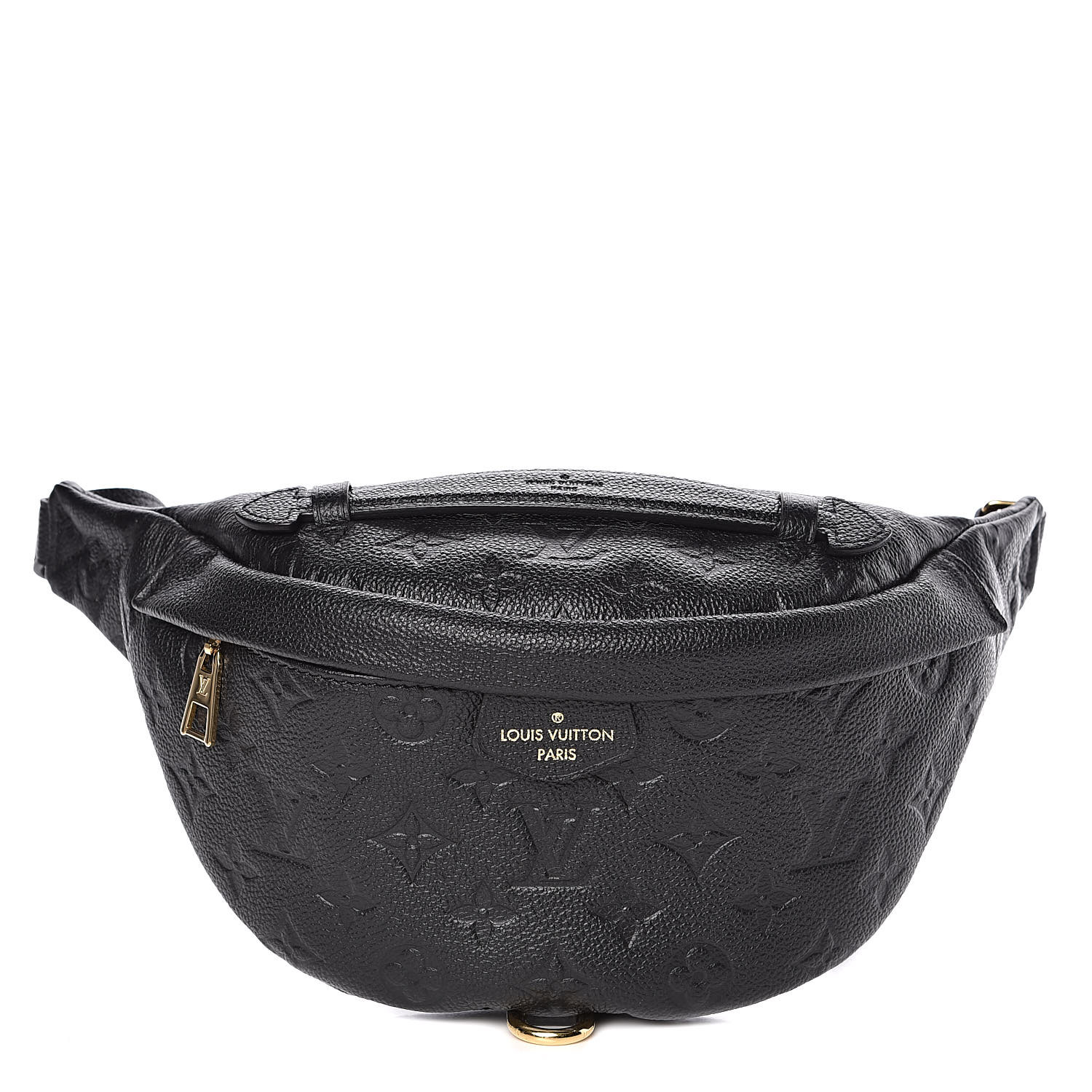 louis vuitton black bum bag