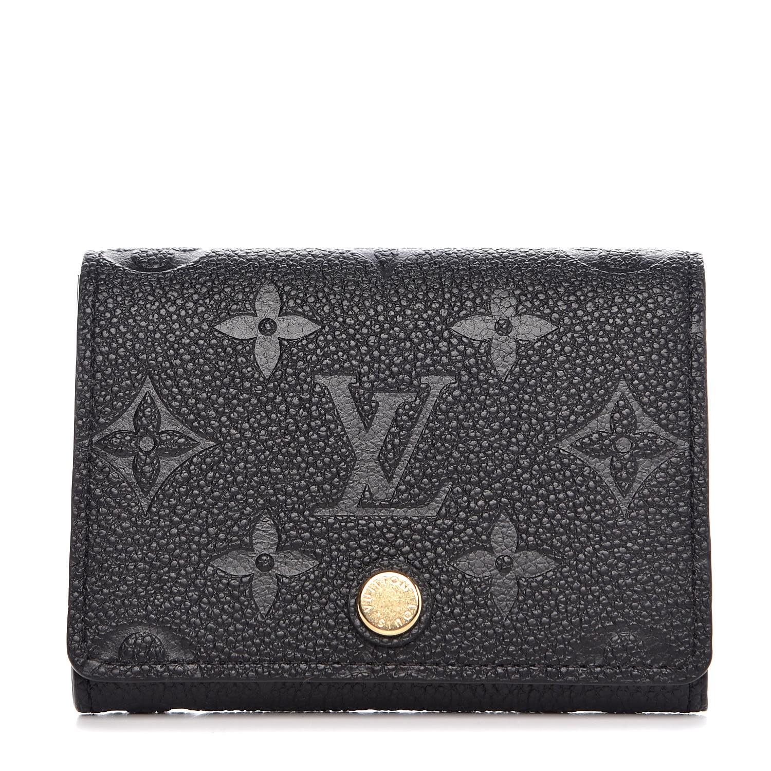 LOUIS VUITTON Empreinte Business Card Holder Black 316718