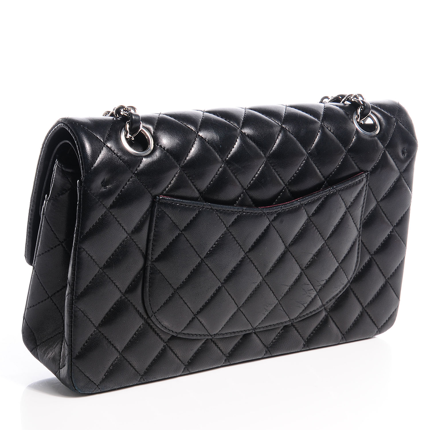 chanel medium double flap lambskin