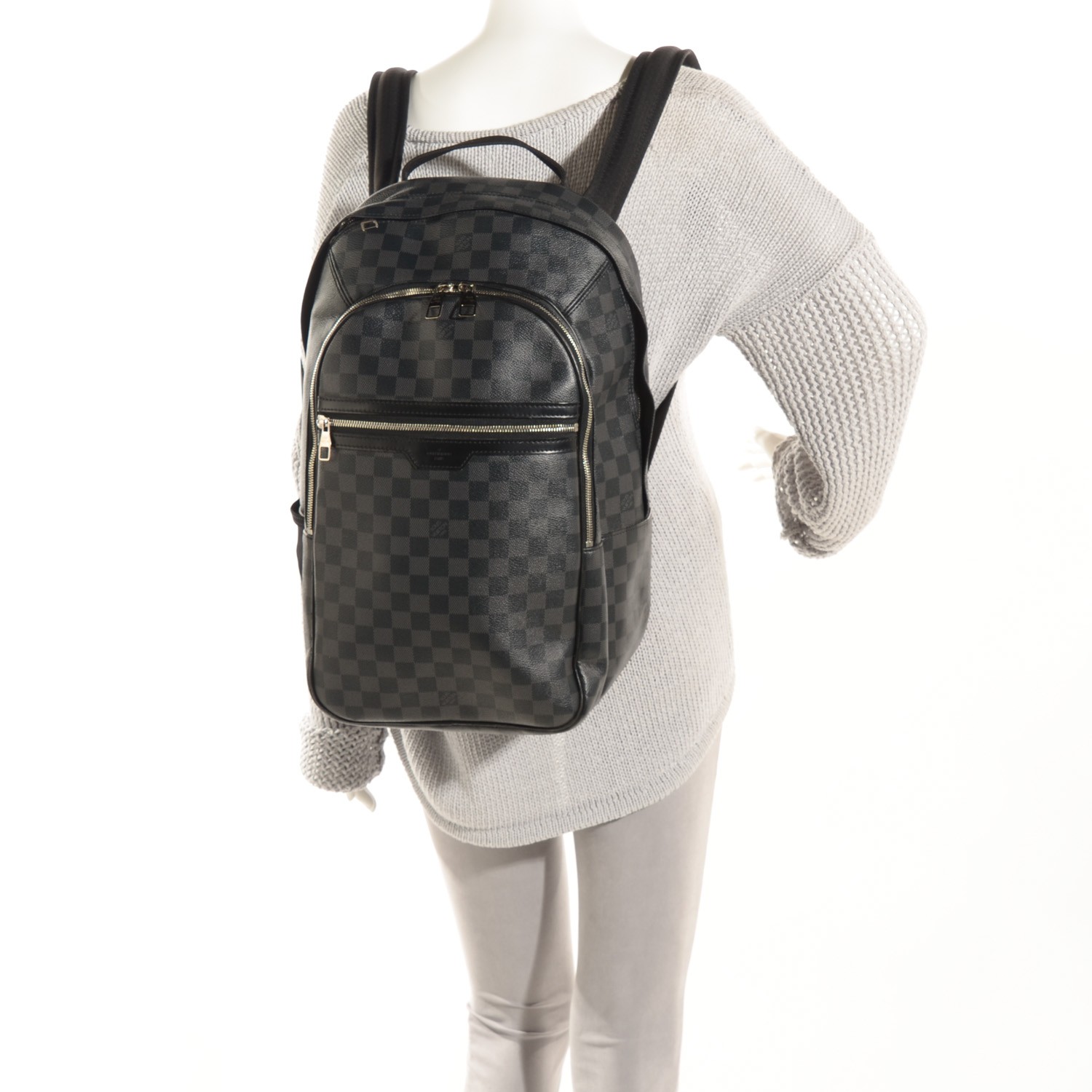louis vuitton damier graphite michael backpack