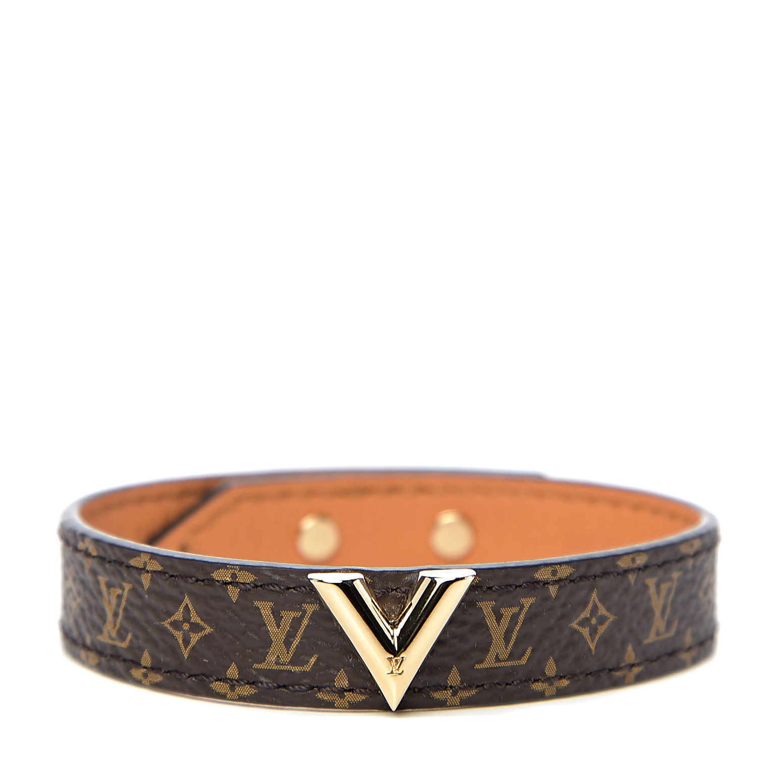 Louis Vuitton Bracelets Brown Leather ref.78060 - Joli Closet