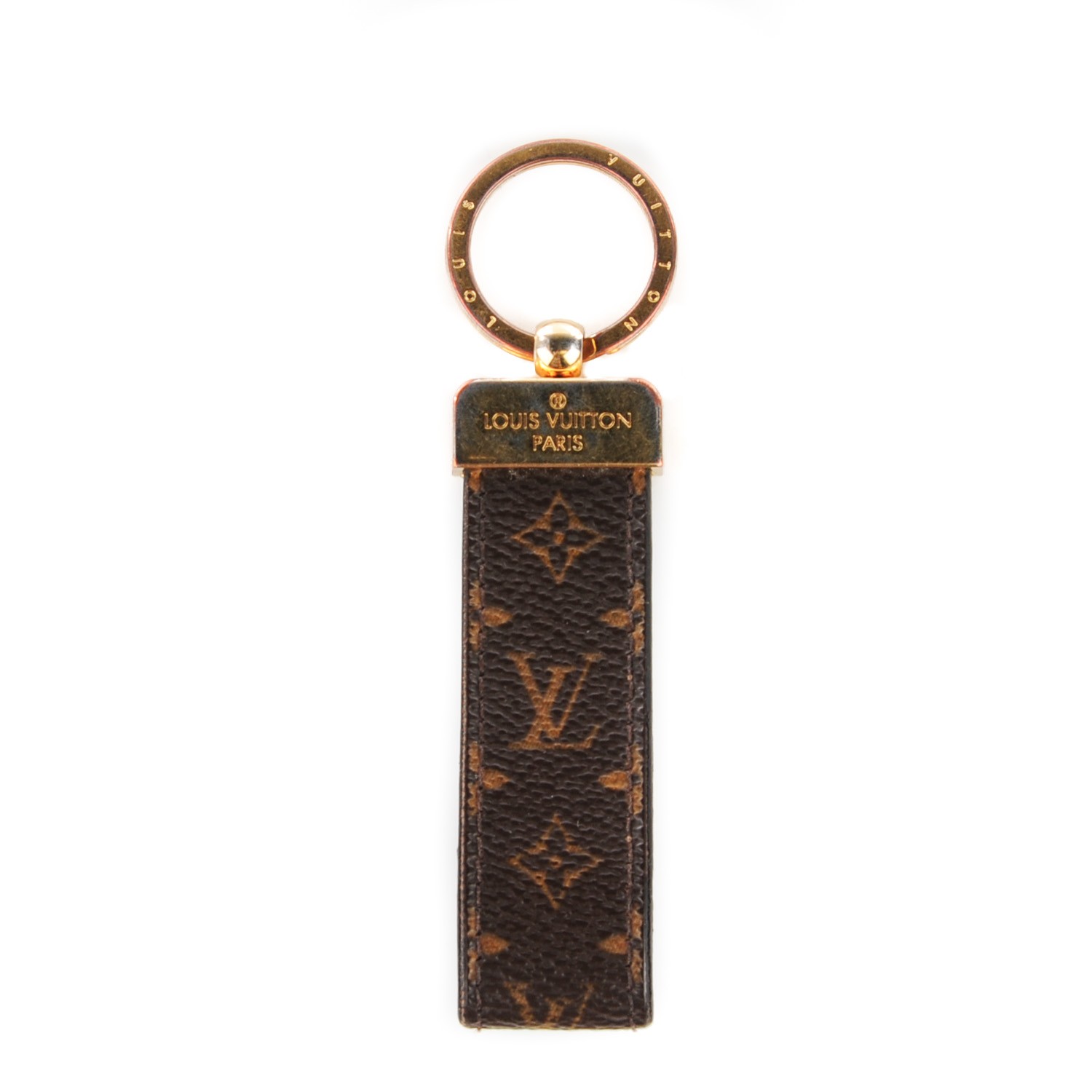 LOUIS VUITTON Monogram Dragonne Key Holder 114481