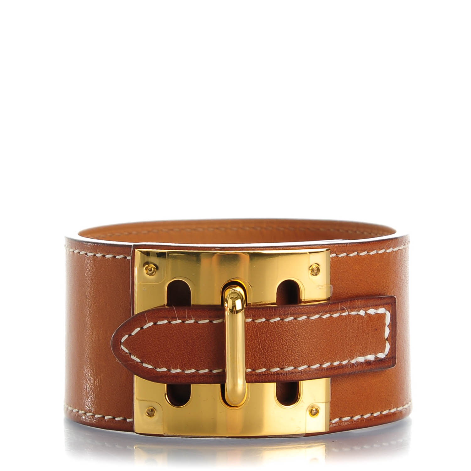 Hermes Barenia Intense Bracelet Large Fauve 143807 Hermes Barenia Intense Bracelet Large
