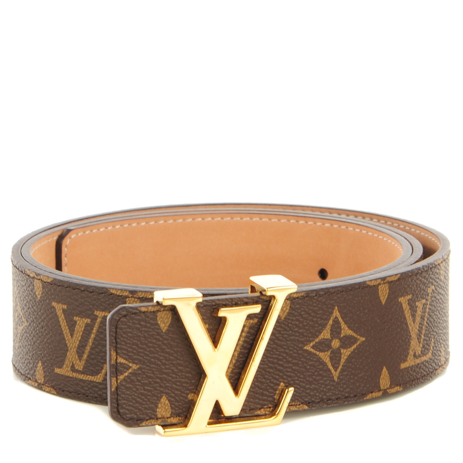 LOUIS VUITTON Monogram LV Initiales 40MM Belt 100 40 117452