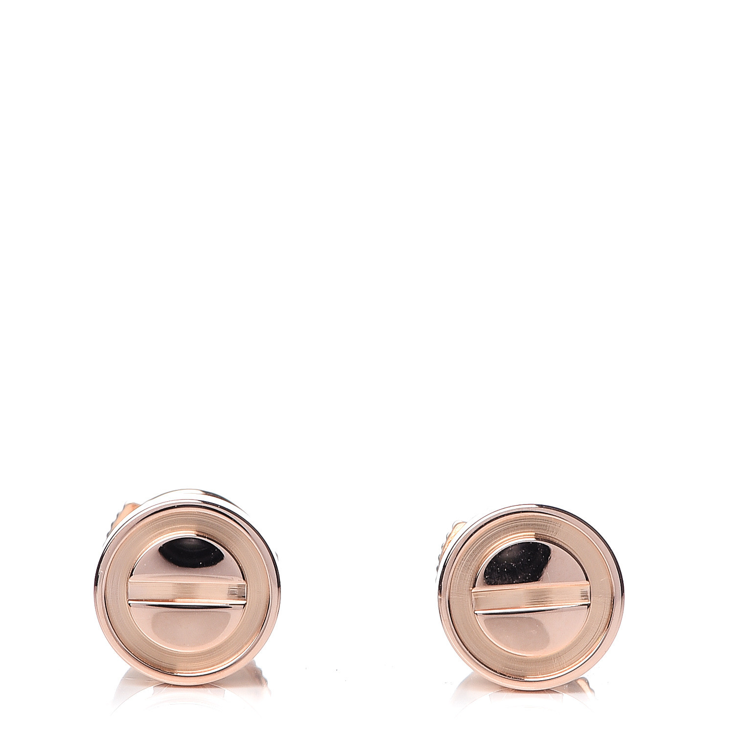 cartier gold love stud earrings