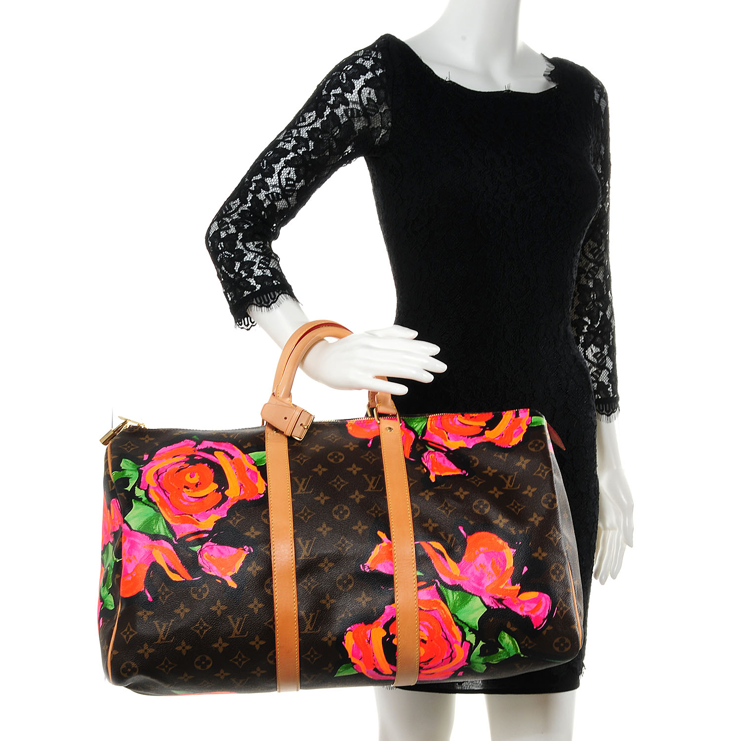 LOUIS VUITTON Stephen Sprouse Roses Keepall 50 61720