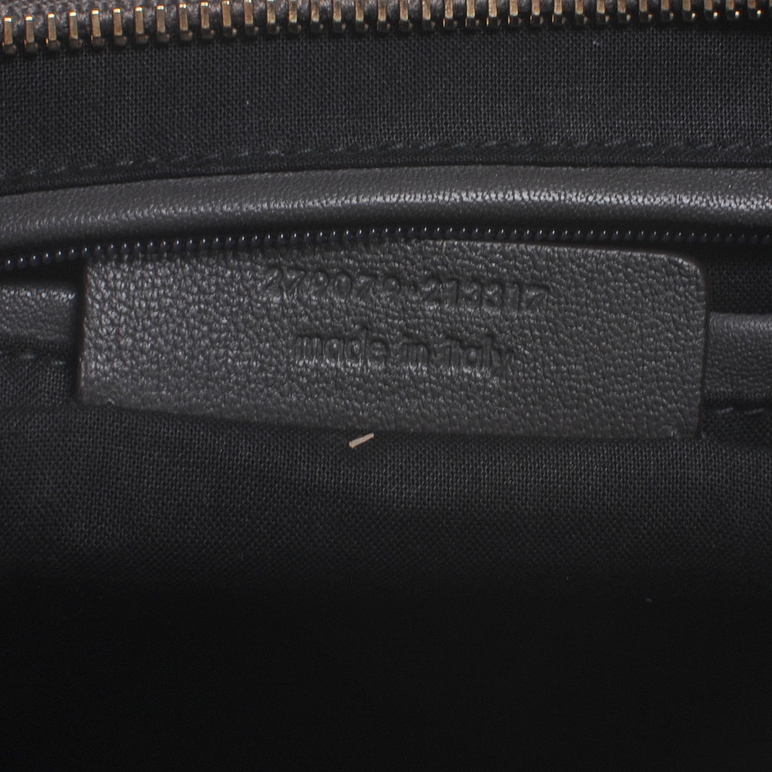 SAINT LAURENT Leather Medium Cabas Chyc Grey 46926