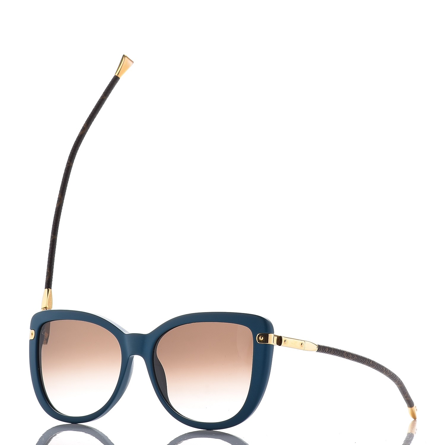 Louis Vuitton Blue & Monogram Canvas/ Grey Gradient Z0745W Charlotte Sunglasses  Louis Vuitton