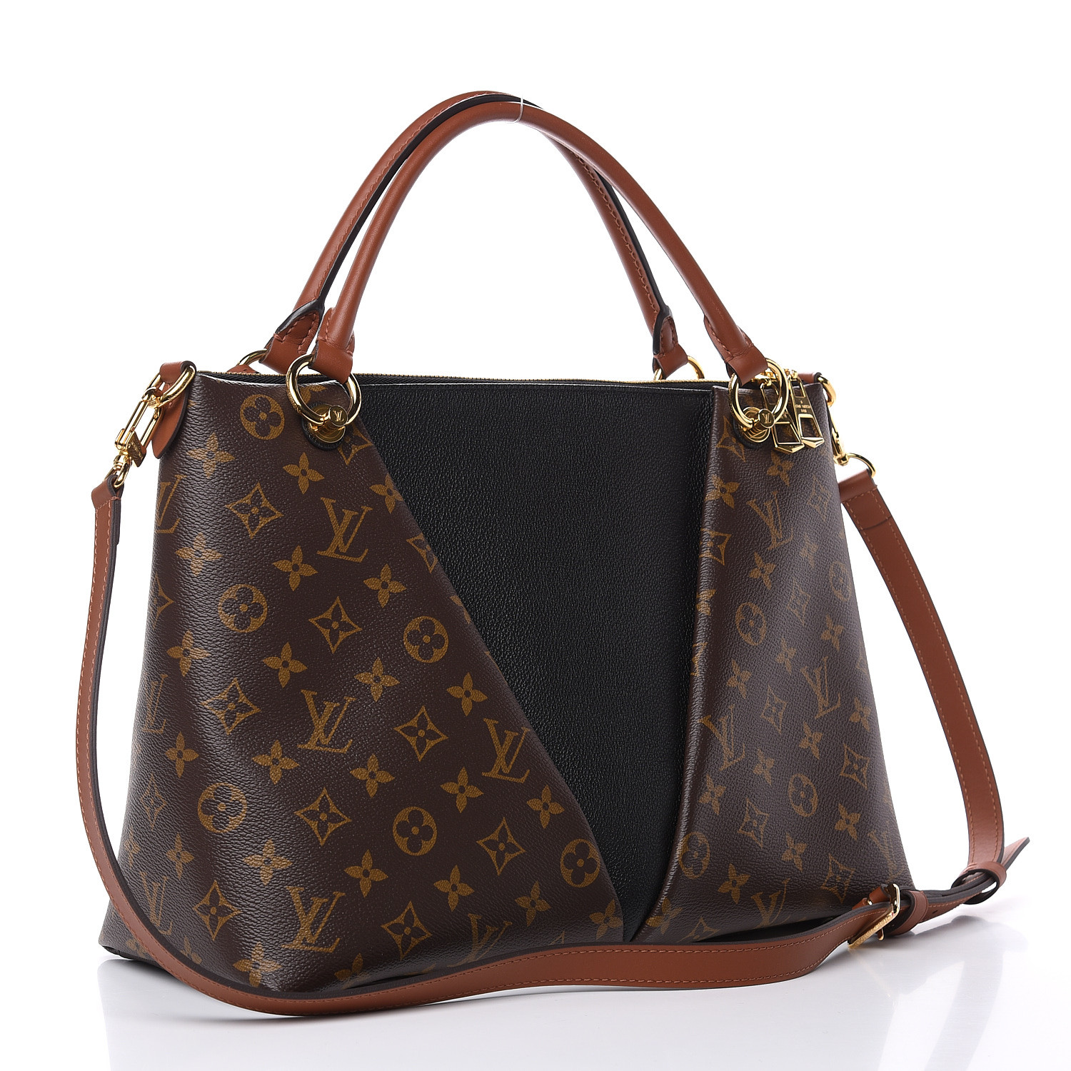 LOUIS VUITTON Montaigne MM M41056 Brown Good Condition! W/Box