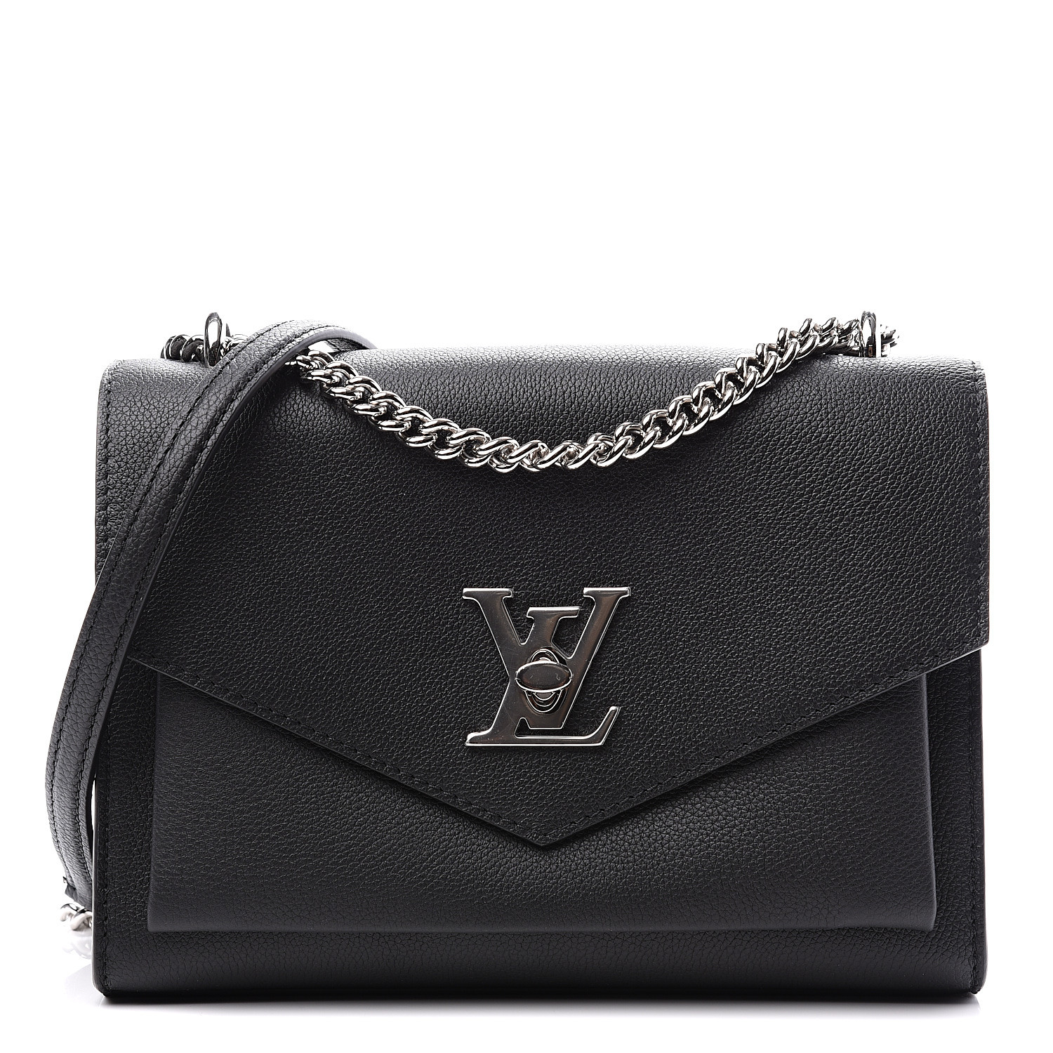 Mylockme Chain Bag Lockme Leather in Beige - Handbags M56137, LOUIS  VUITTON ®
