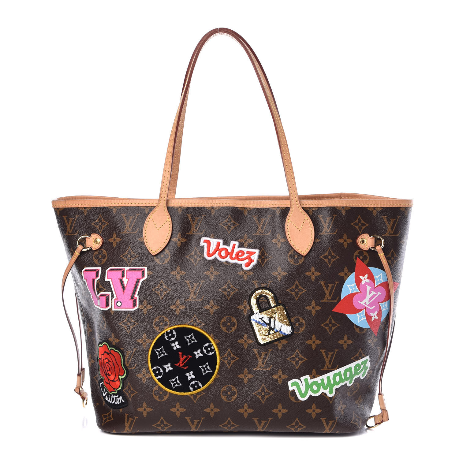 LOUIS VUITTON Monogram Travel Stickers Neverfull MM 358453