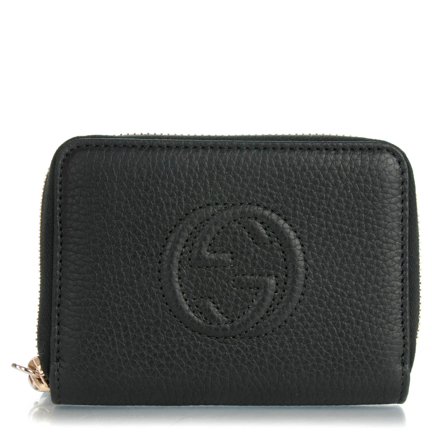 Soho Disco Zip Around Wallet Black 