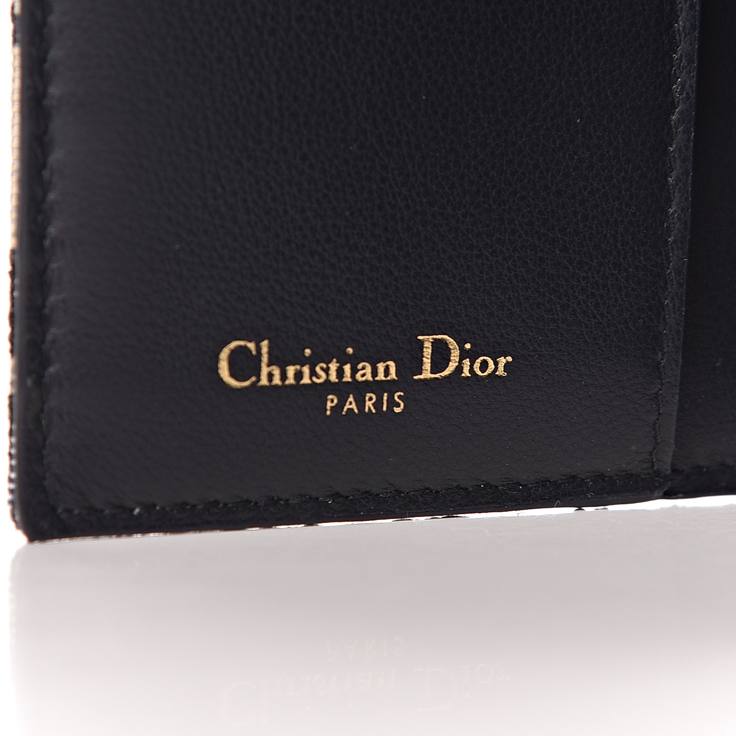 CHRISTIAN DIOR Oblique Passport Holder Blue 473159 | FASHIONPHILE