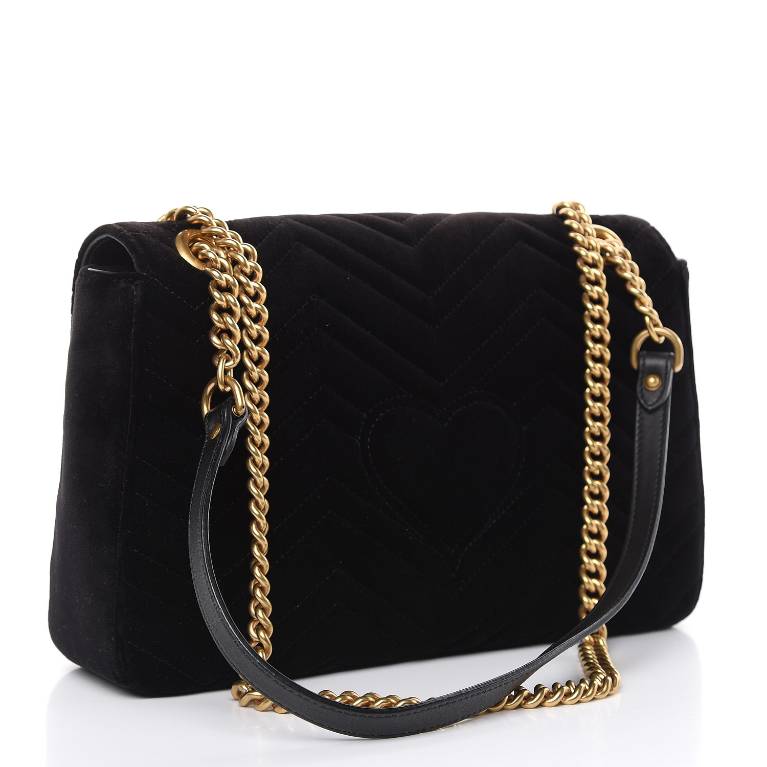 gucci velvet black
