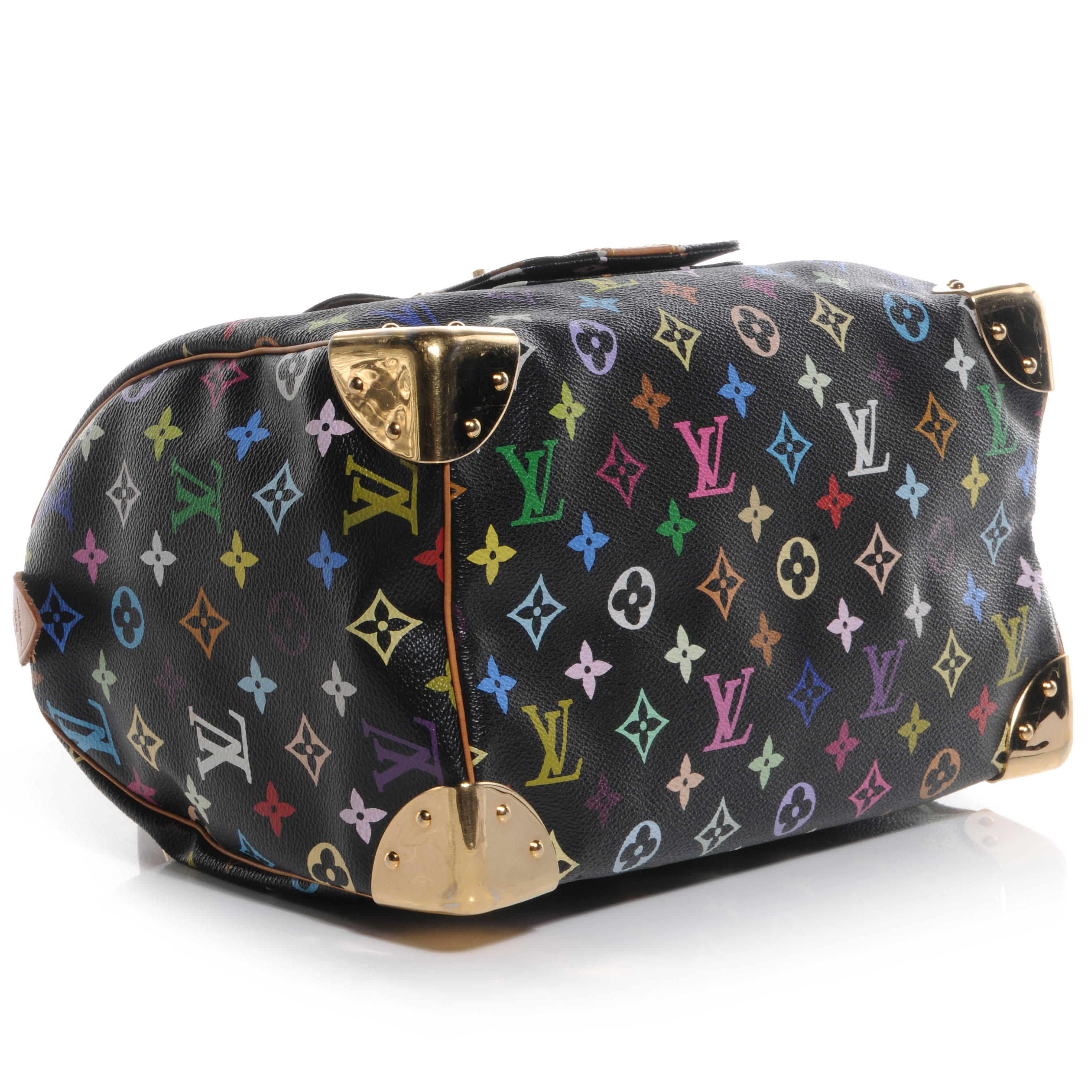 Louis Vuitton Black Monogram Multicolor Speedy 30 Bag at 1stDibs