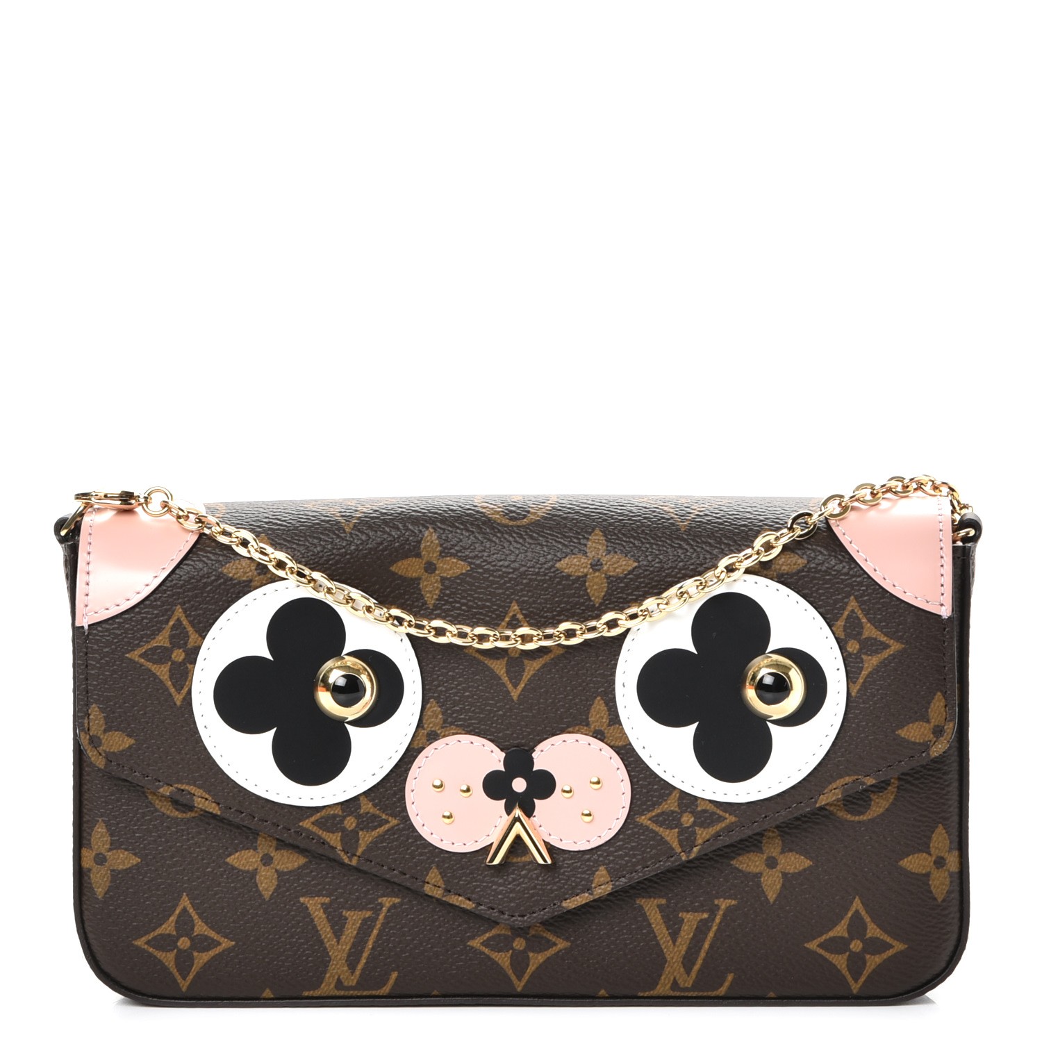 louis vuitton felicie chain wallet