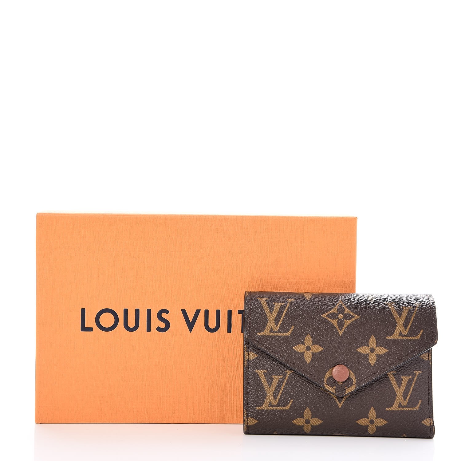 LOUIS VUITTON Monogram Victorine Wallet Armagnac Brown 240514