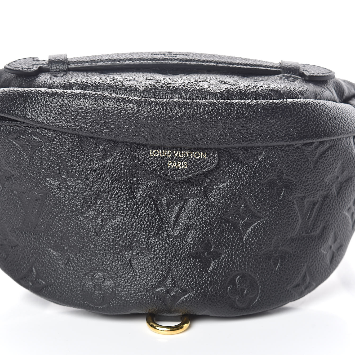 embossed black lv