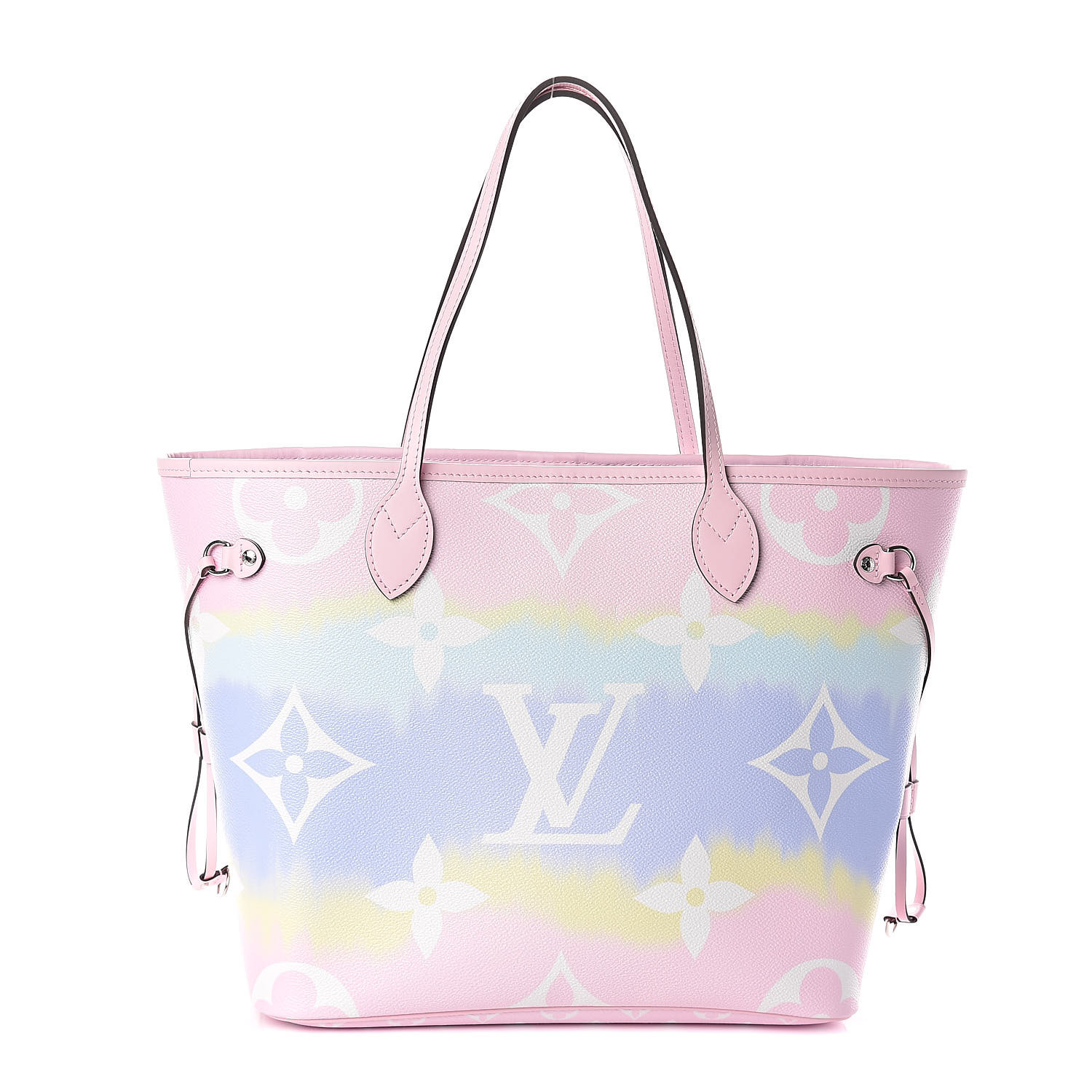 LOUIS VUITTON Monogram Escale Neverfull MM Pastel 523947