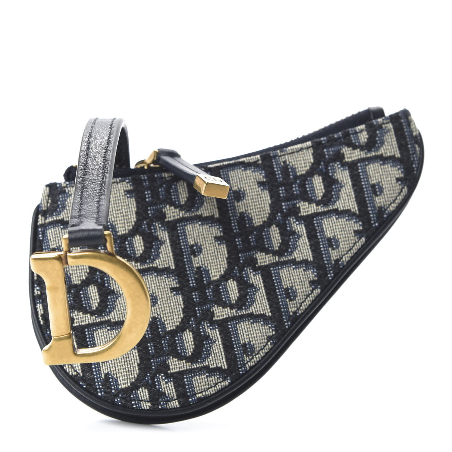 dior saddle coin purse