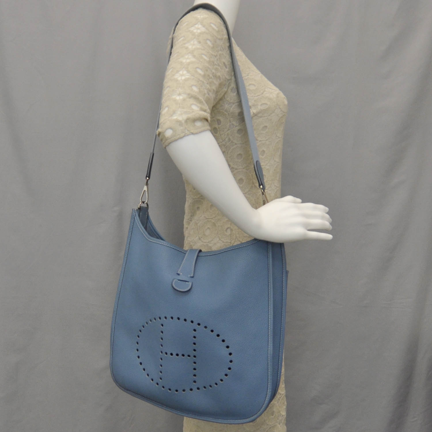 hermes evelyne blue jean