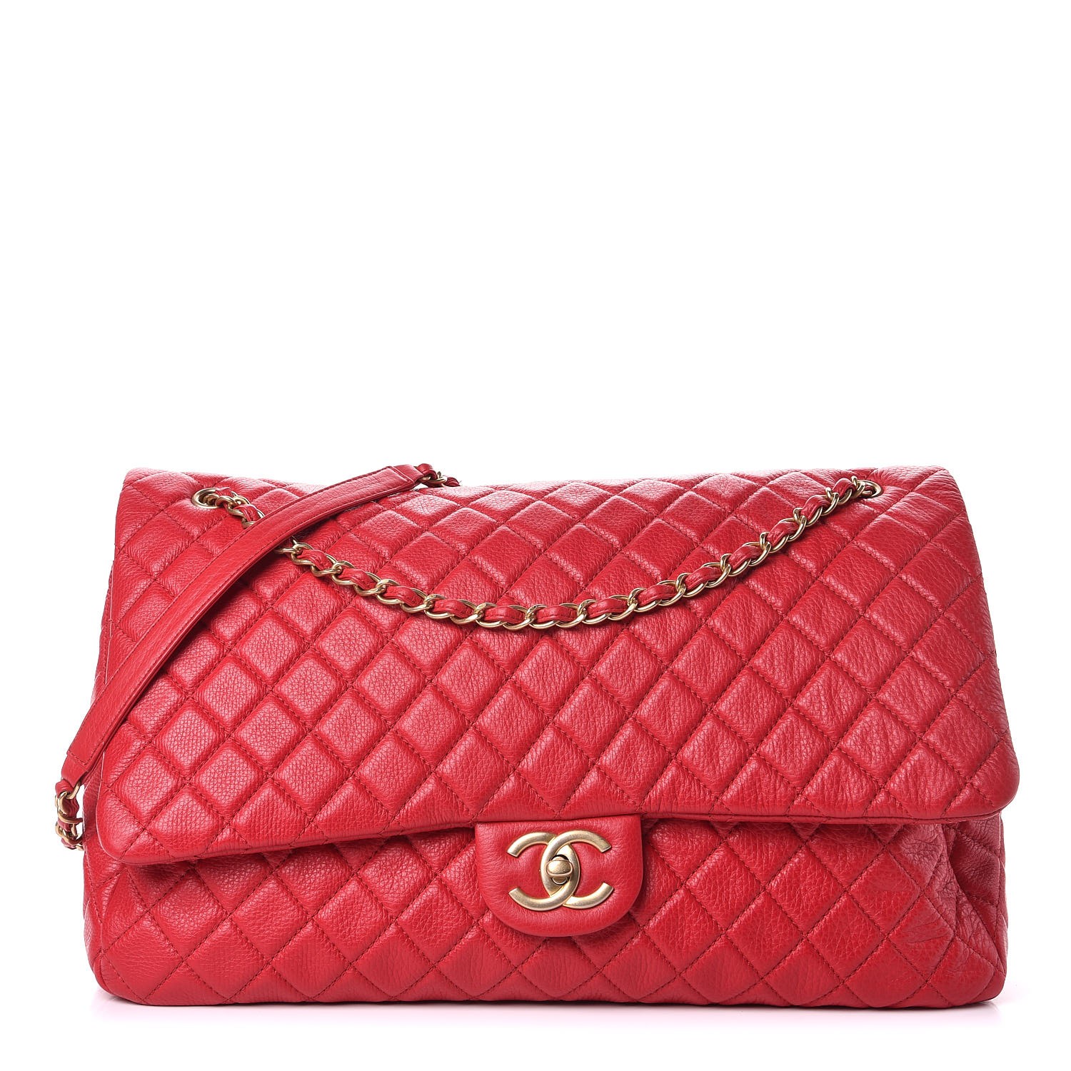 chanel quilted travel bag