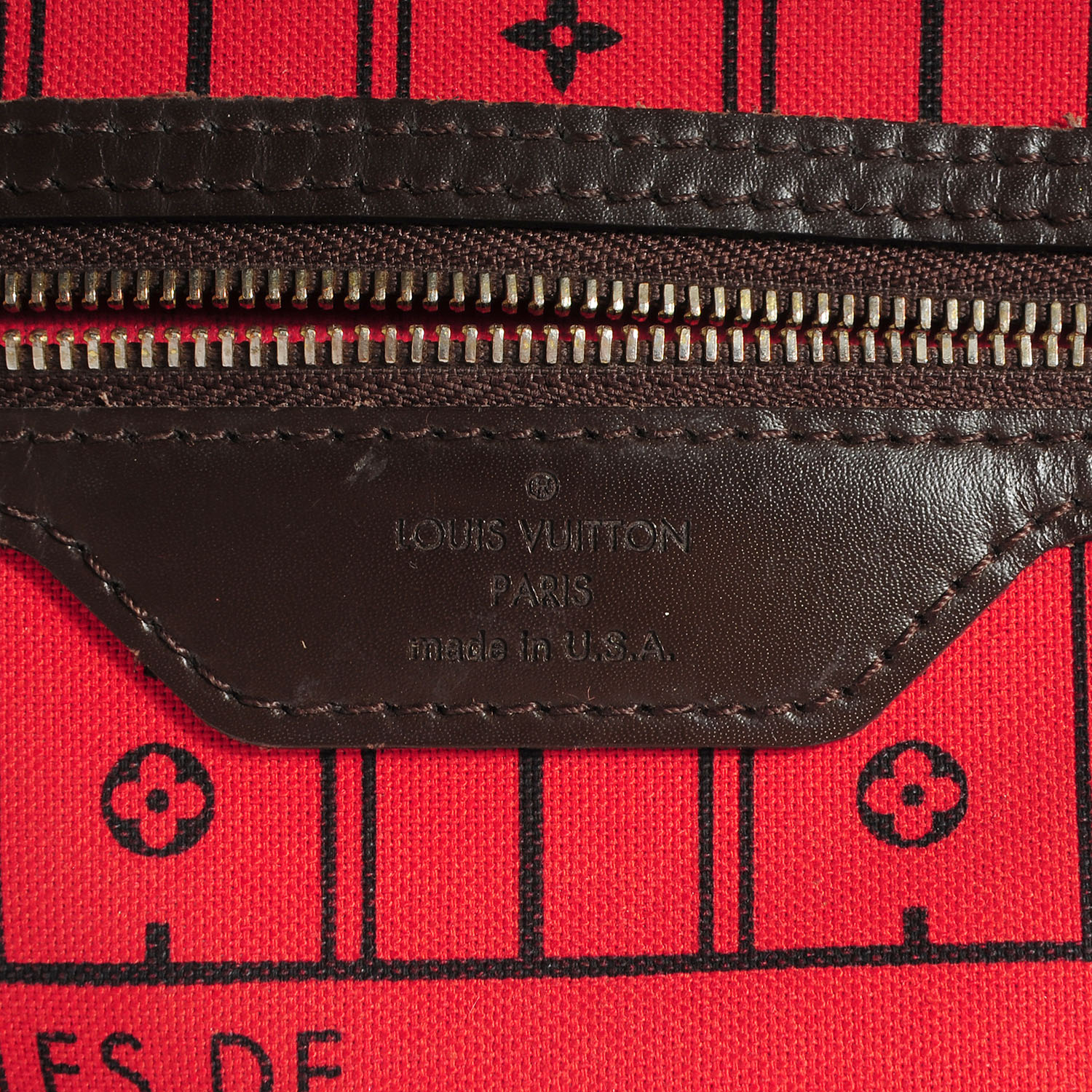 LOUIS VUITTON Damier Ebene Neverfull GM 69687
