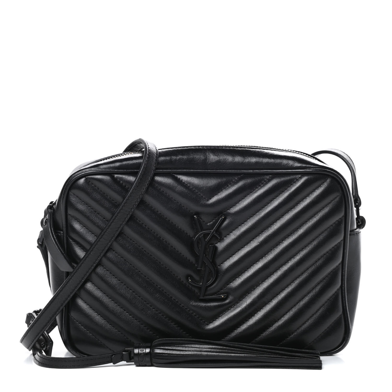 saint laurent black lou camera bag