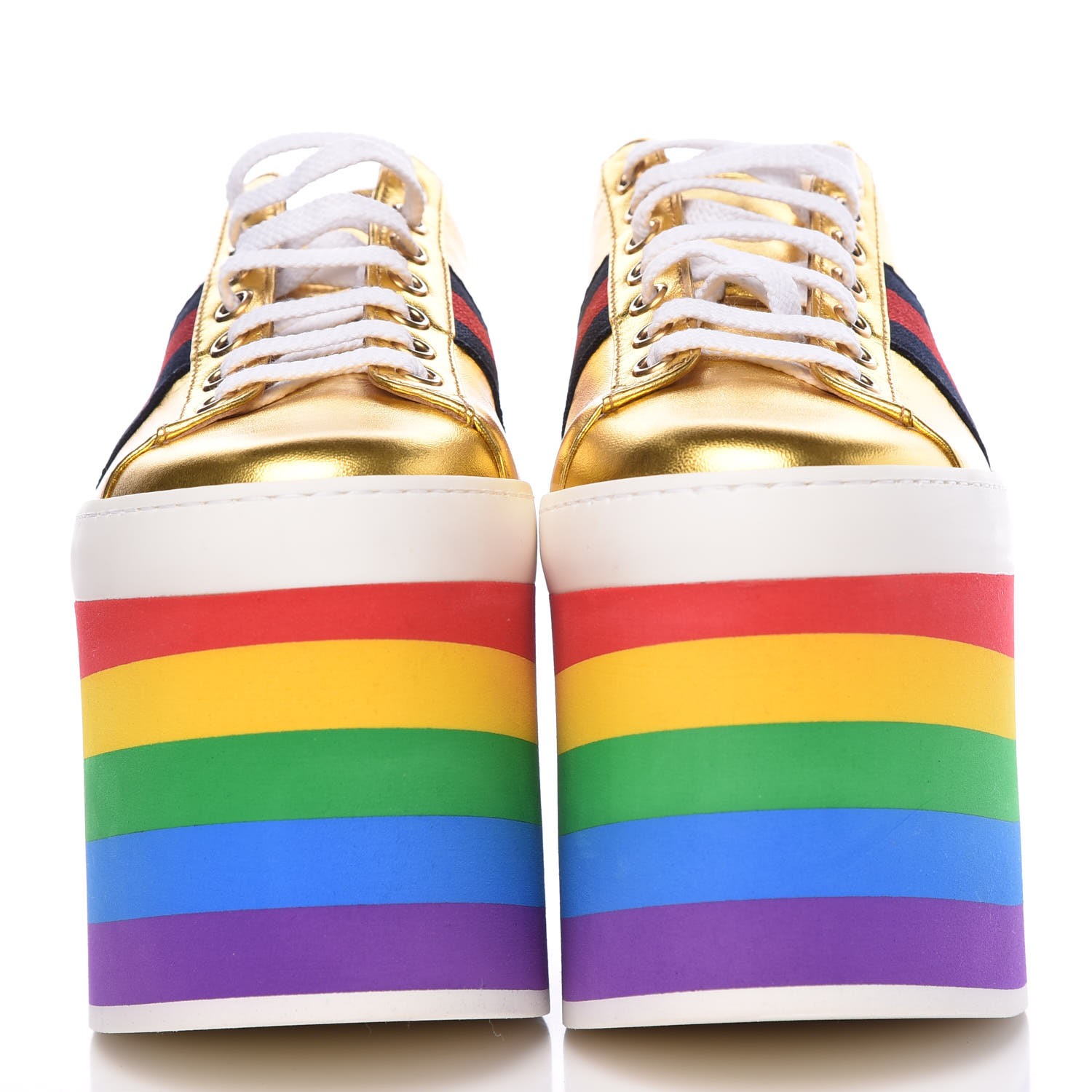 gucci platform shoes rainbow