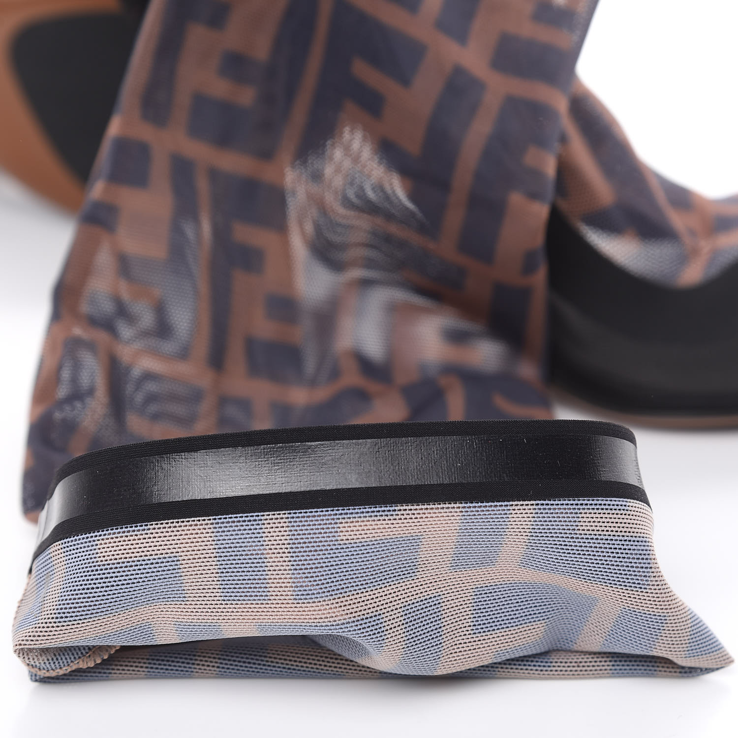 fendi knee high sock boots