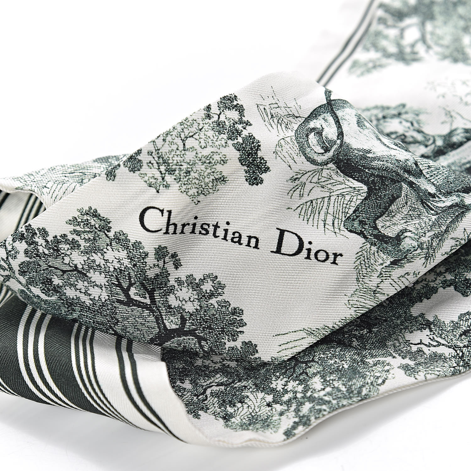 Christian Dior Silk Toile De Jouy Mitzah Scarf Green Fashionphile Christian Dior Silk Toile De Jouy Mitzah Scarf Green Fashionphile