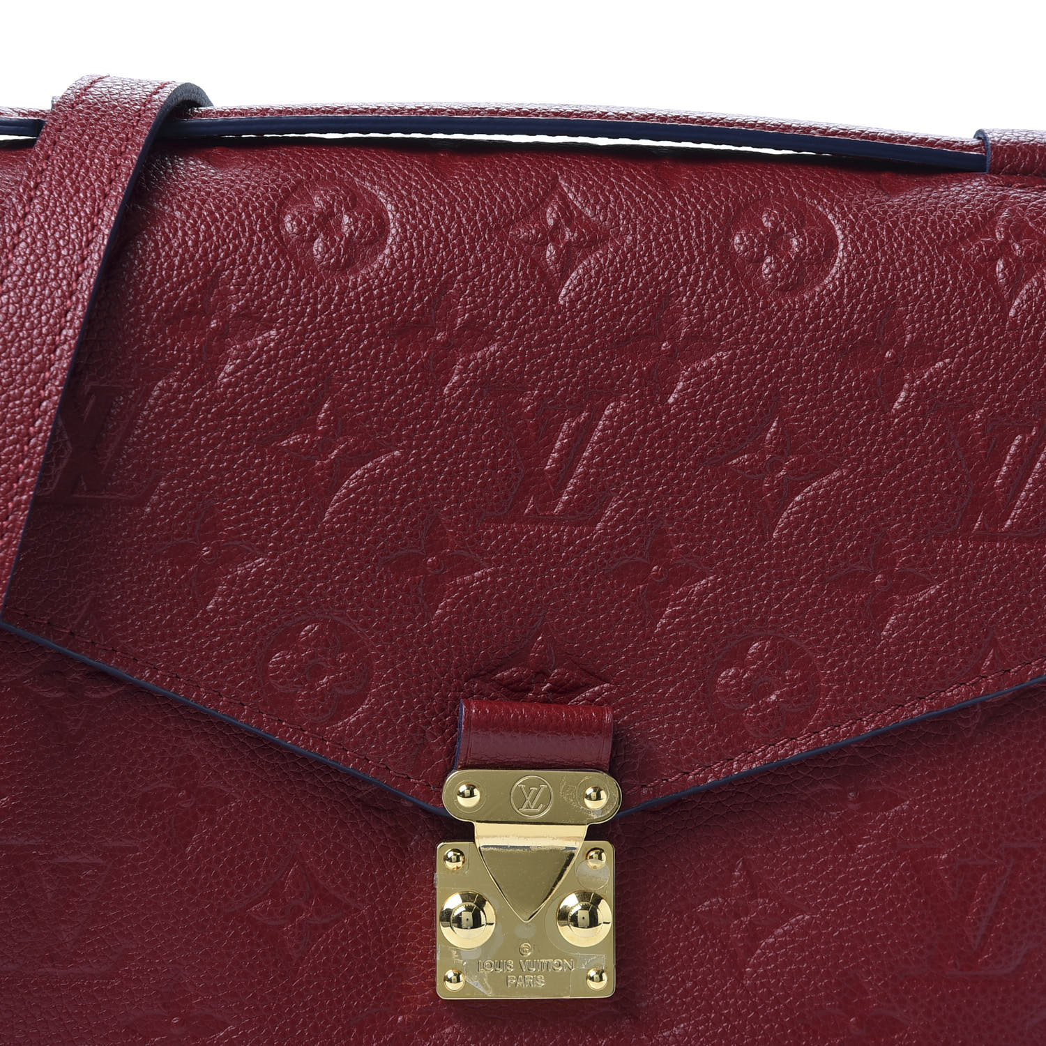 Louis Vuitton Rose Bruyere Monogram Empreinte Leather Pochette Metis Bag  Louis Vuitton