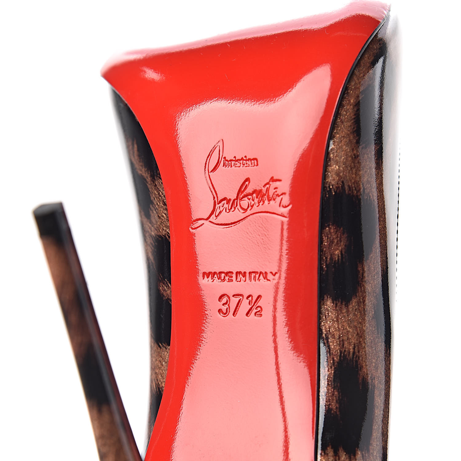 pigalle follies leopard print pump