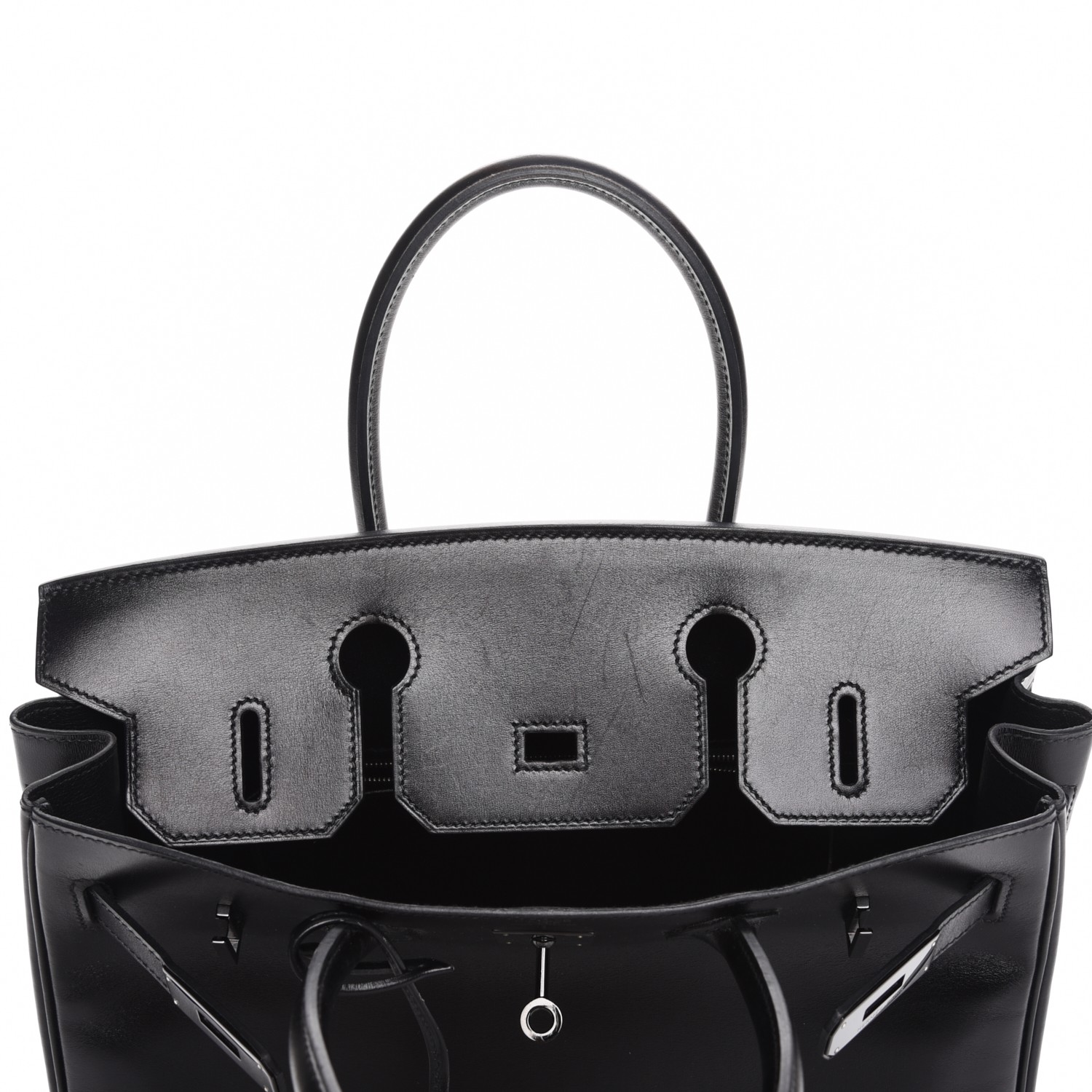 HERMES Box Birkin 30 So Black 216836