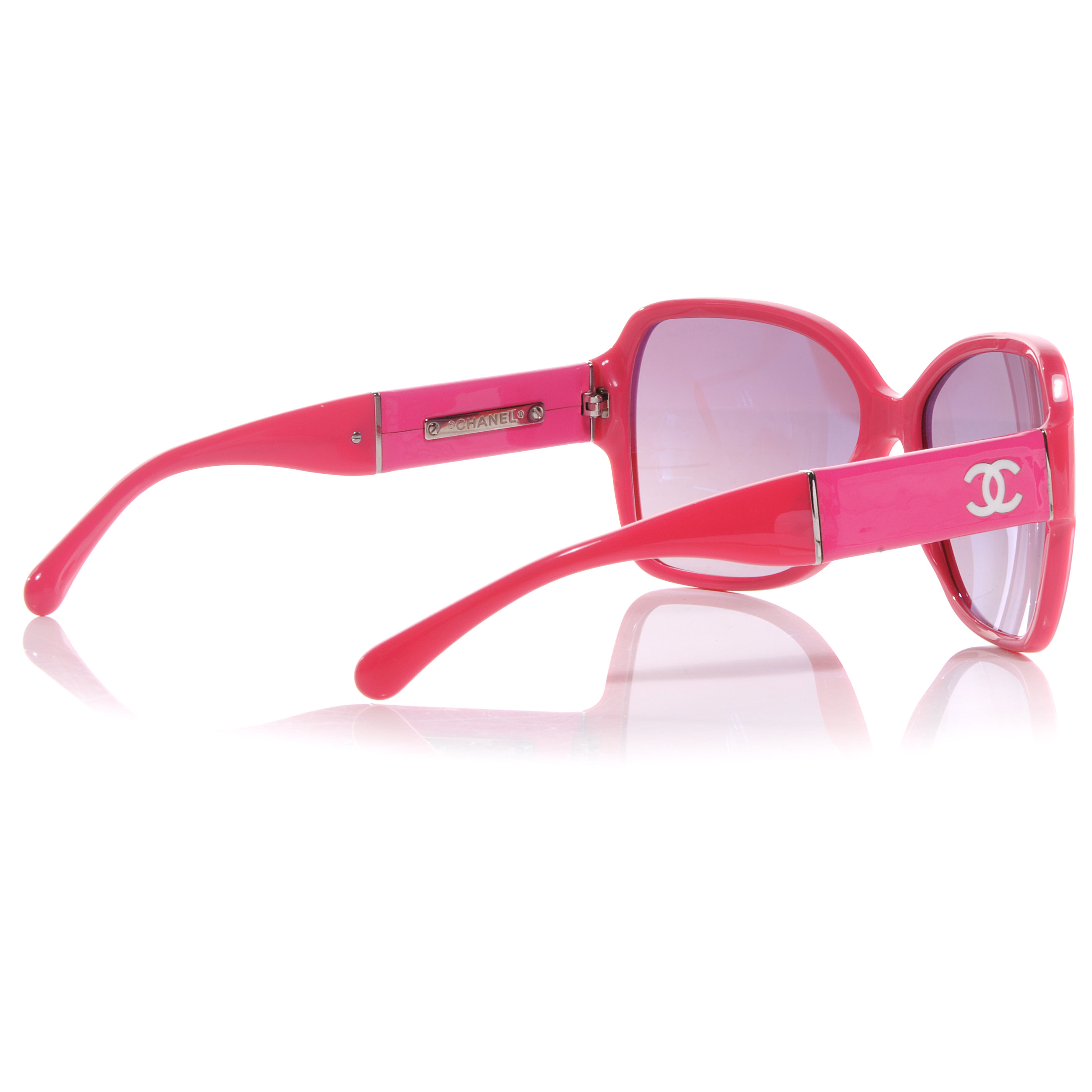 chanel pink glasses