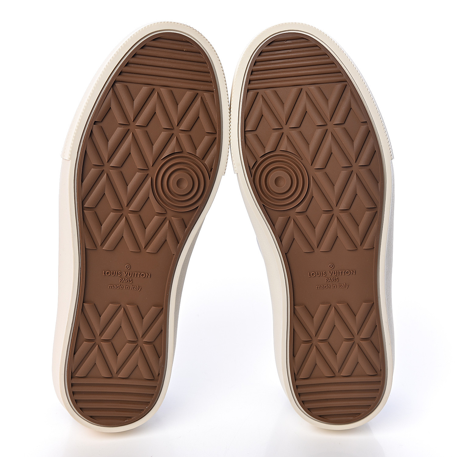 LOUIS VUITTON Monogram Mens Trocadero Slip On Sneakers 6 Encre 473875