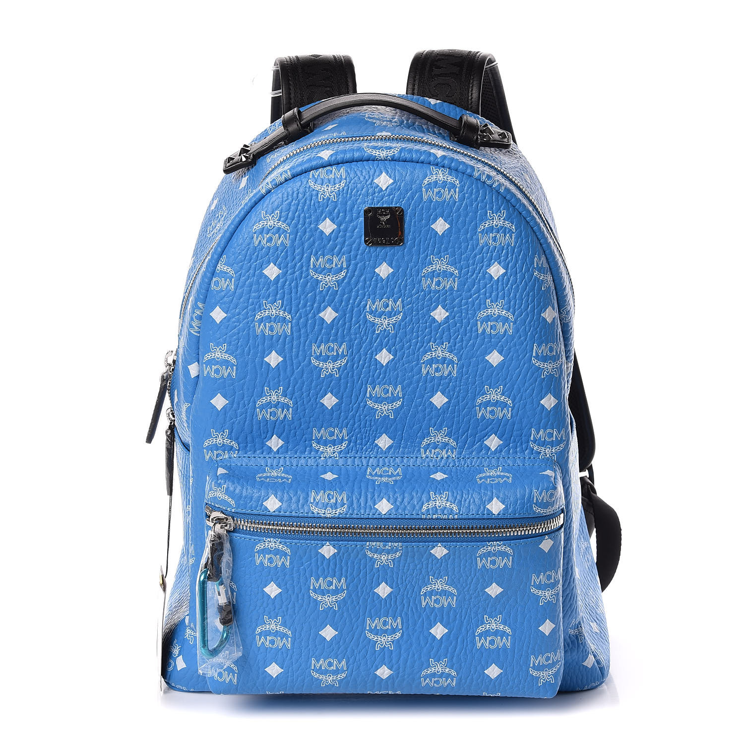 MCM Visetos Medium Stark Backpack Blue 419760