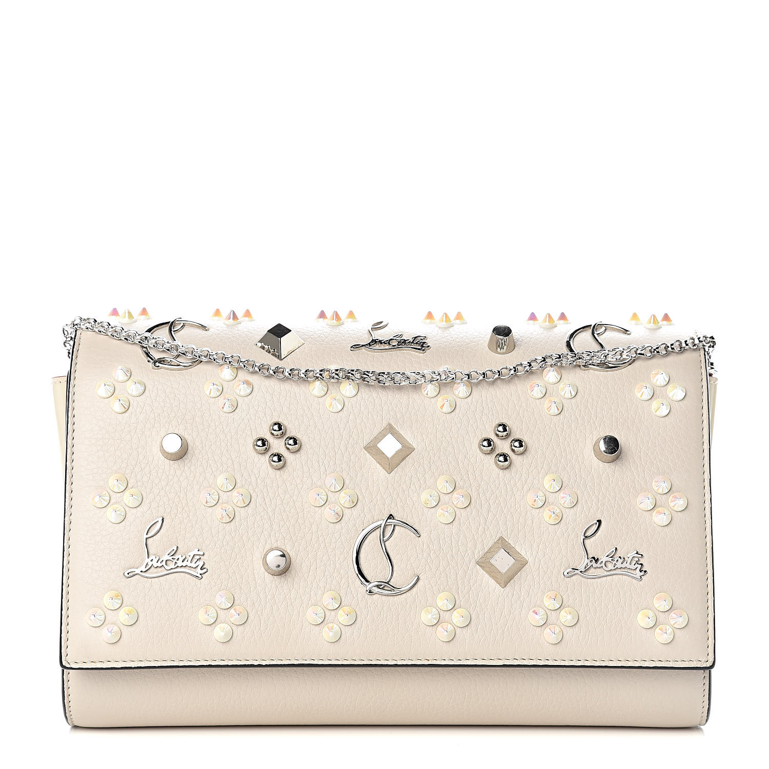 christian louboutin beige clutch christian louboutin beige clutch