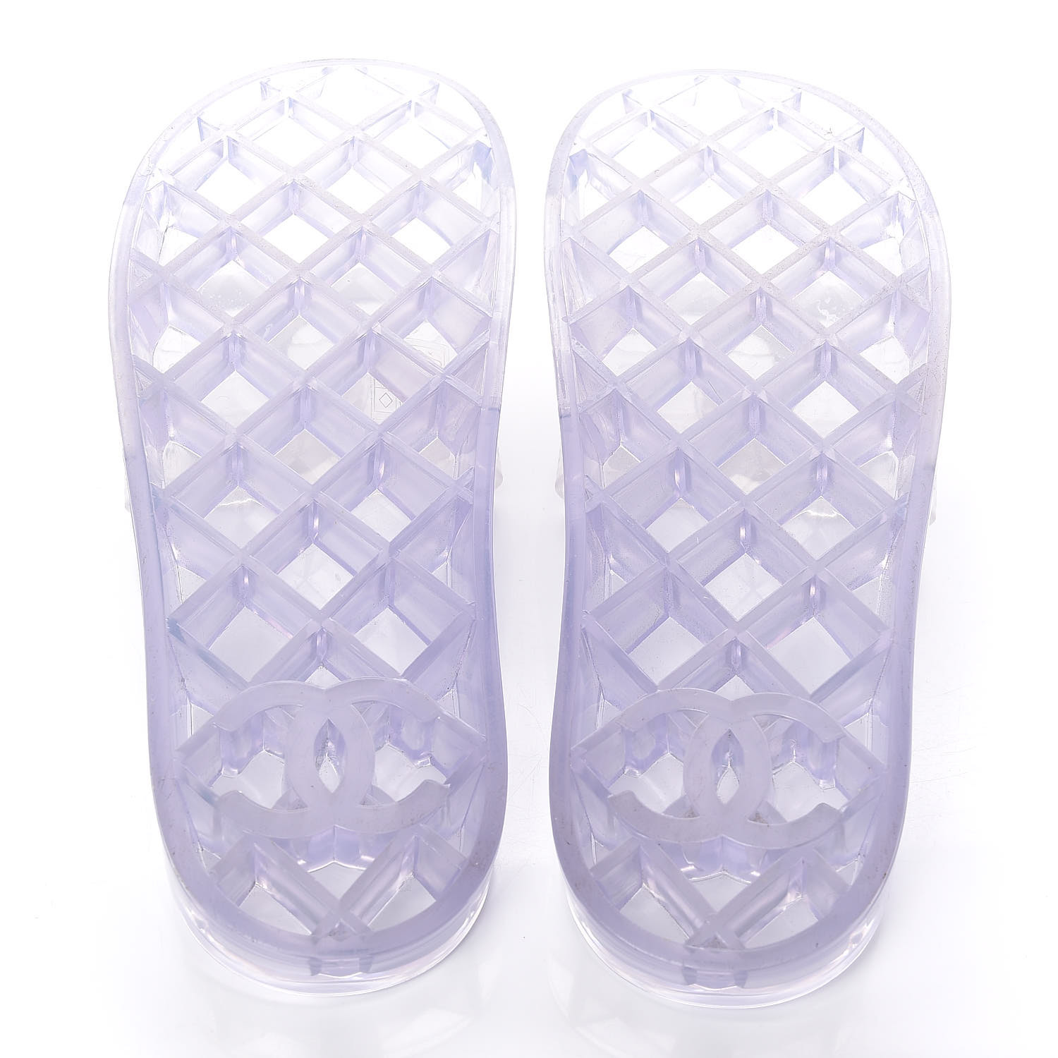 chanel pvc slide