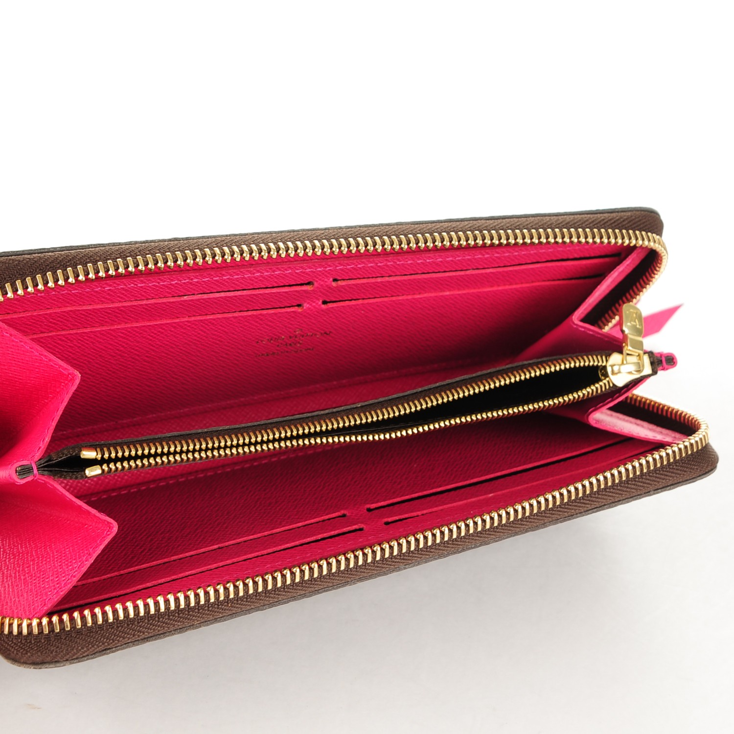LOUIS VUITTON Monogram Clemence Wallet Hot Pink 169784