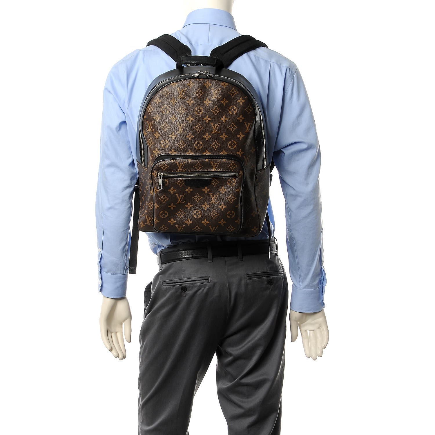 LOUIS VUITTON Monogram Macassar Josh Backpack 312378