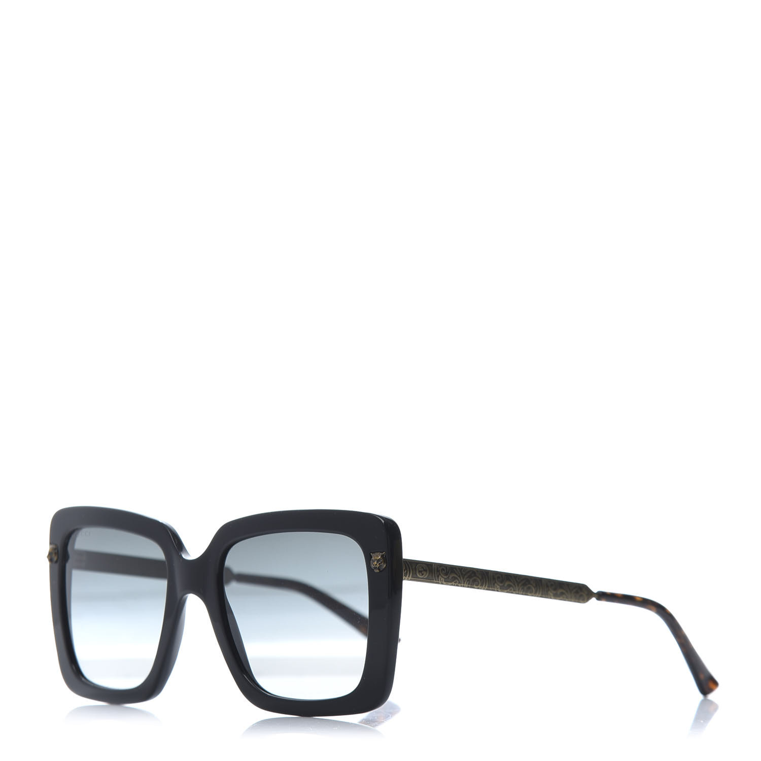 gucci oversized square sunglasses black