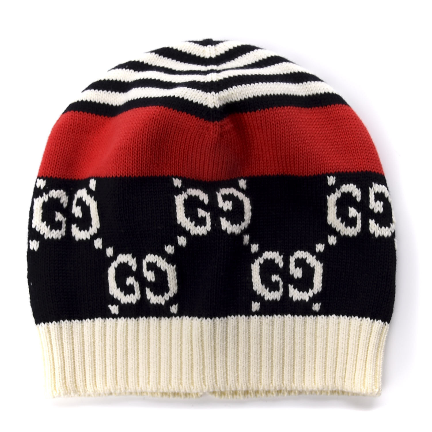 gucci monogram beanie