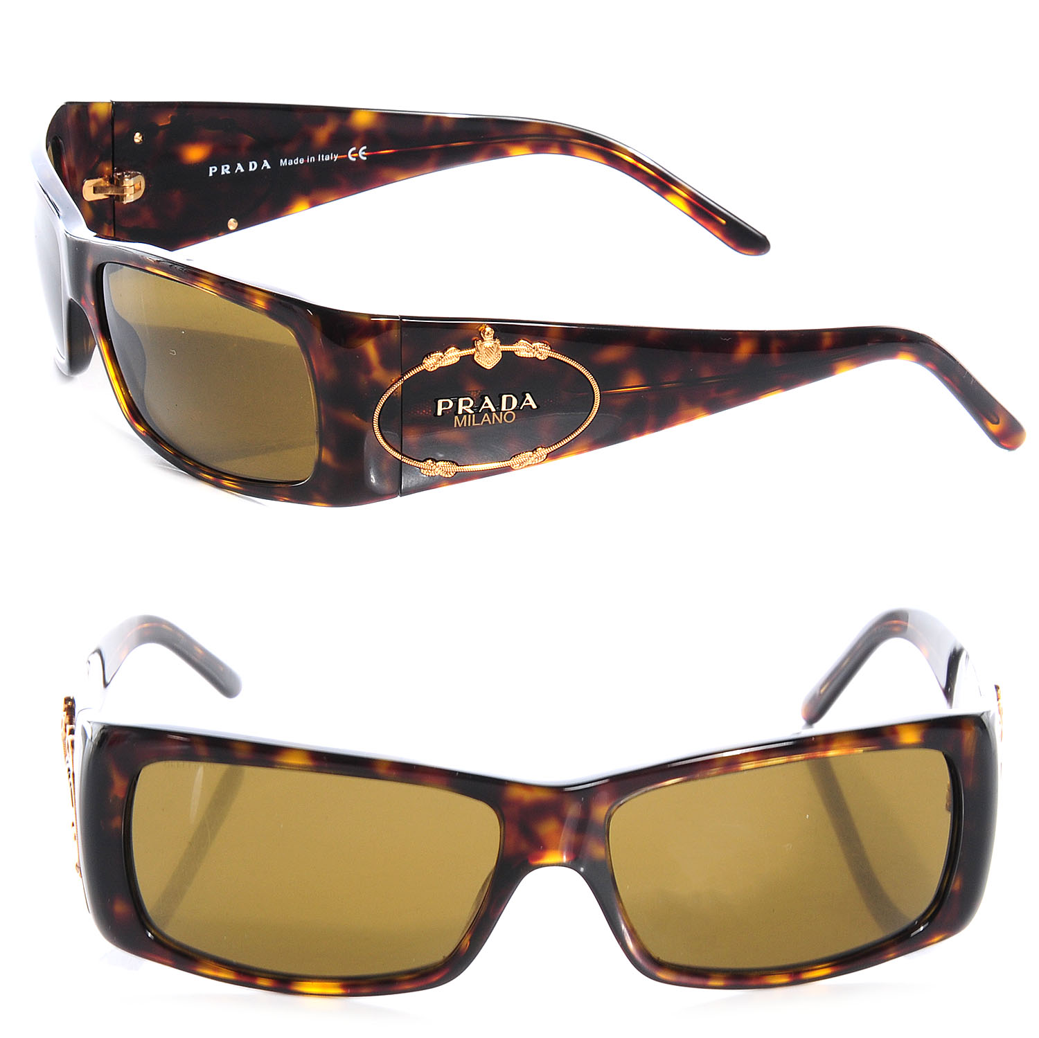 PRADA Sunglasses SPR 10H Brown | 72733