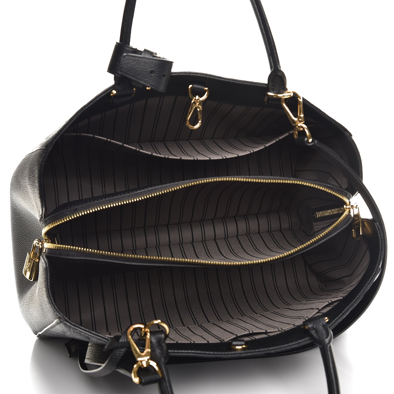 LOUIS VUITTON Empreinte Montaigne GM Black, FASHIONPHILE