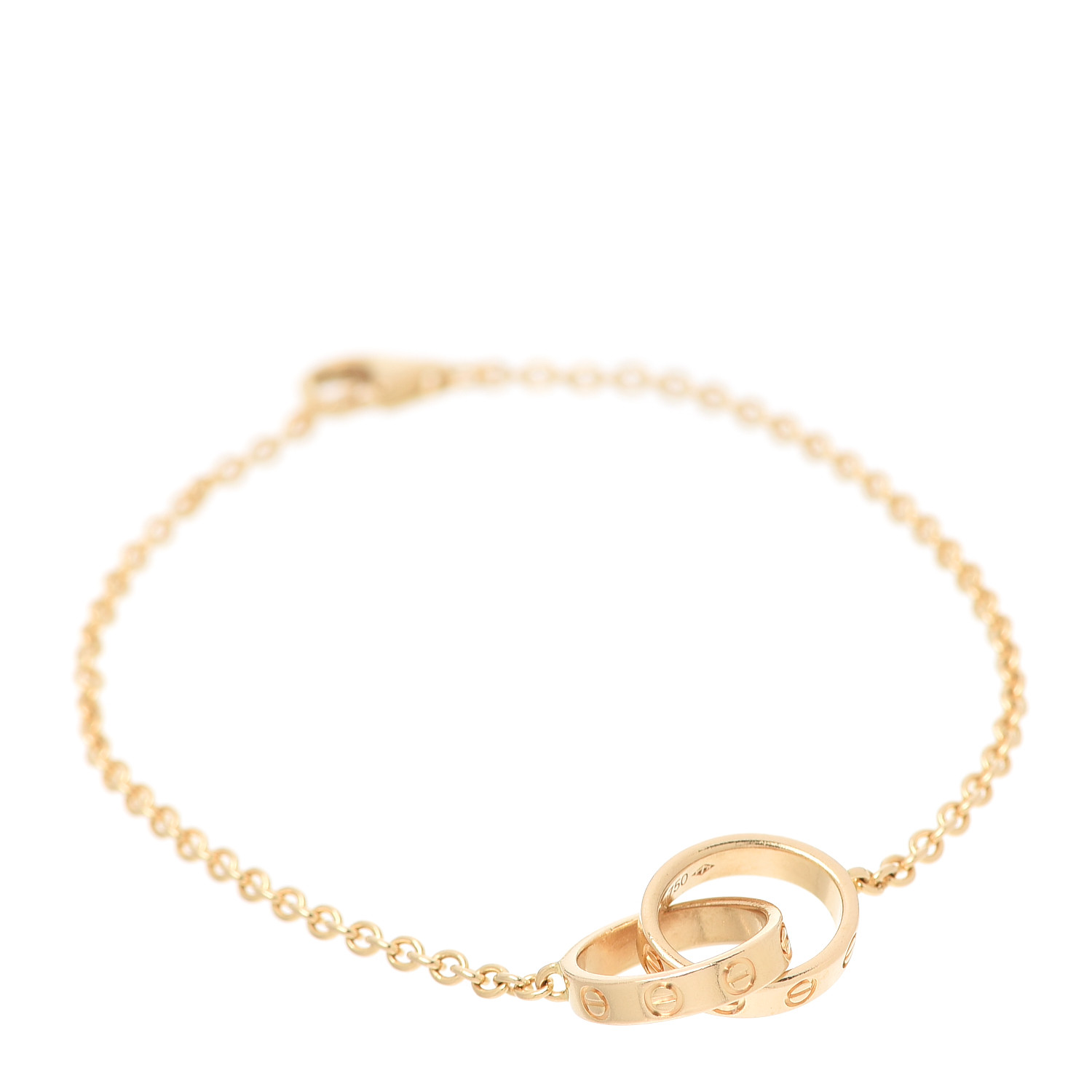 Cartier 18k Yellow Gold Interlocking Love Bracelet Fashionphile Cartier 18k Yellow Gold Interlocking Love Bracelet Fashionphile