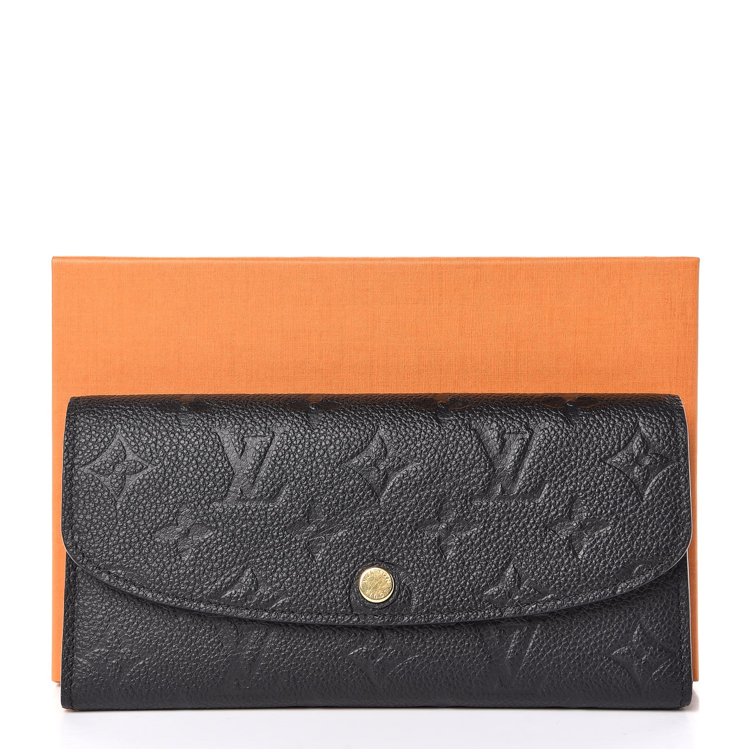 LOUIS VUITTON Empreinte Emilie Wallet Black Dune 321147